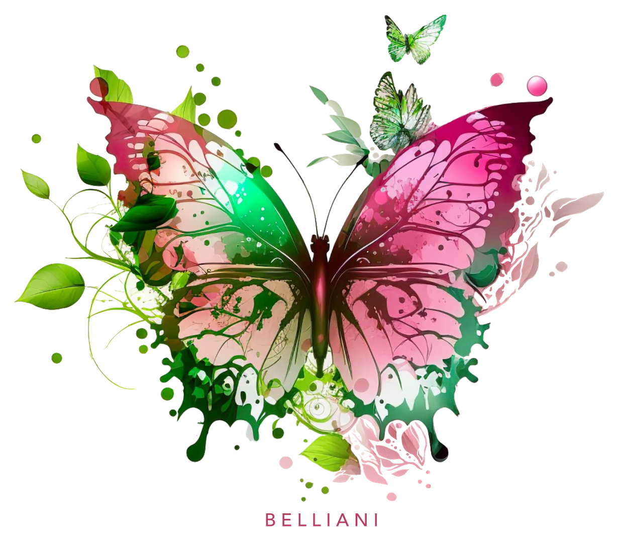 Rounder Slub T-Shirt Butterfly