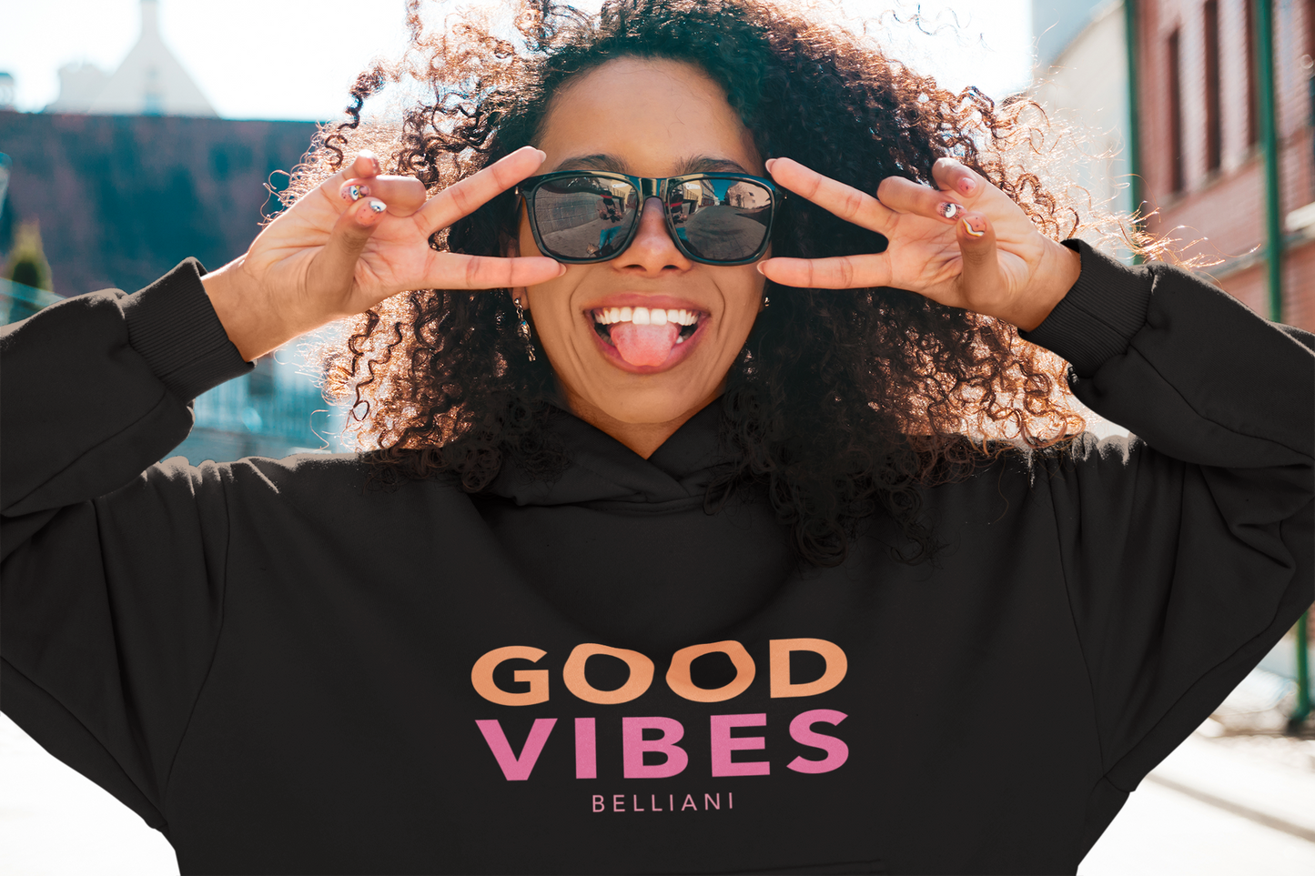 Hoodie Good Vibes