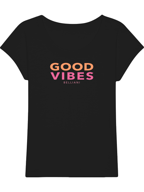Rounder Slub T-Shirt Good Vibes